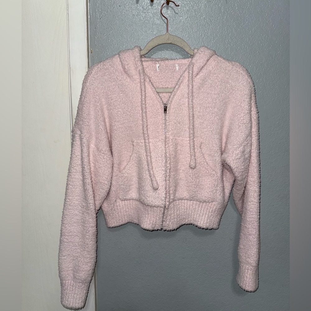 Macy's Soft Pink Hooded Jacket